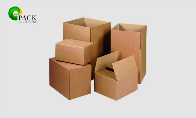 Caixa de papelão para transporte